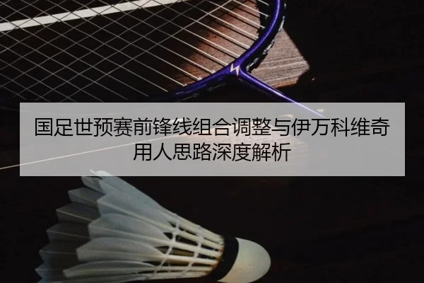 国足世预赛前锋线组合调整与伊万科维奇用人思路深度解析 - BandaoSports
